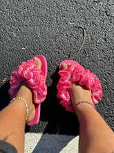 Load image into Gallery viewer, Ruffled Crochet Flip Flops
